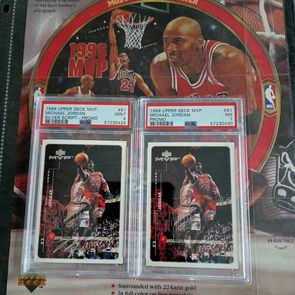 Upper Deck Michael Jordan MVP Card Set - Silver - Picture 1 of 3